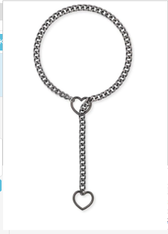 Collier chaîne à pendentif cœur pour femme
