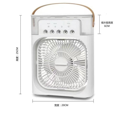 Ventilateur rafraîchisseur d'air portable 3-en-1 – Mini climatiseur avec humidificateur