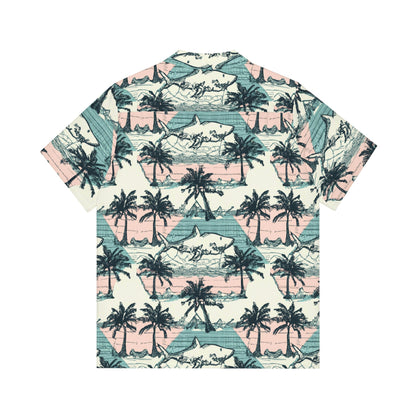 Chemise hawaïenne tropicale vintage pour homme