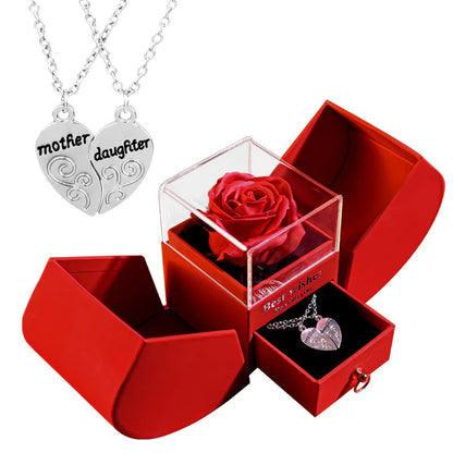 Boîte à bijoux de Noël Collier