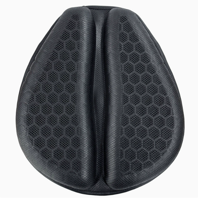 Coussin de siège de moto en gel avec structure en nid d'abeille