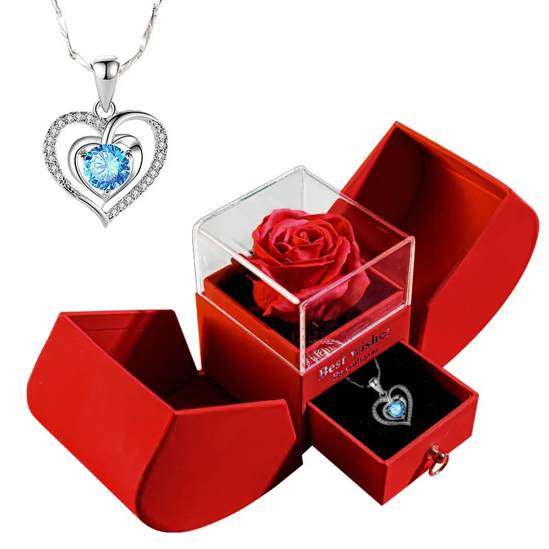 Boîte à bijoux de Noël Collier