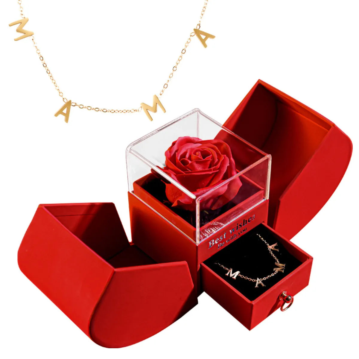 Boîte à bijoux de Noël Collier
