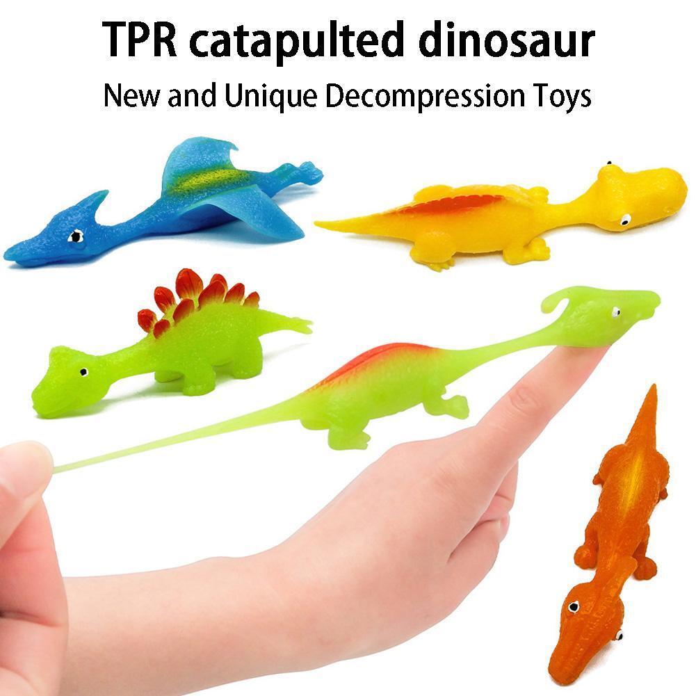 Jouets rigolos lance-dinosaures à catapulte