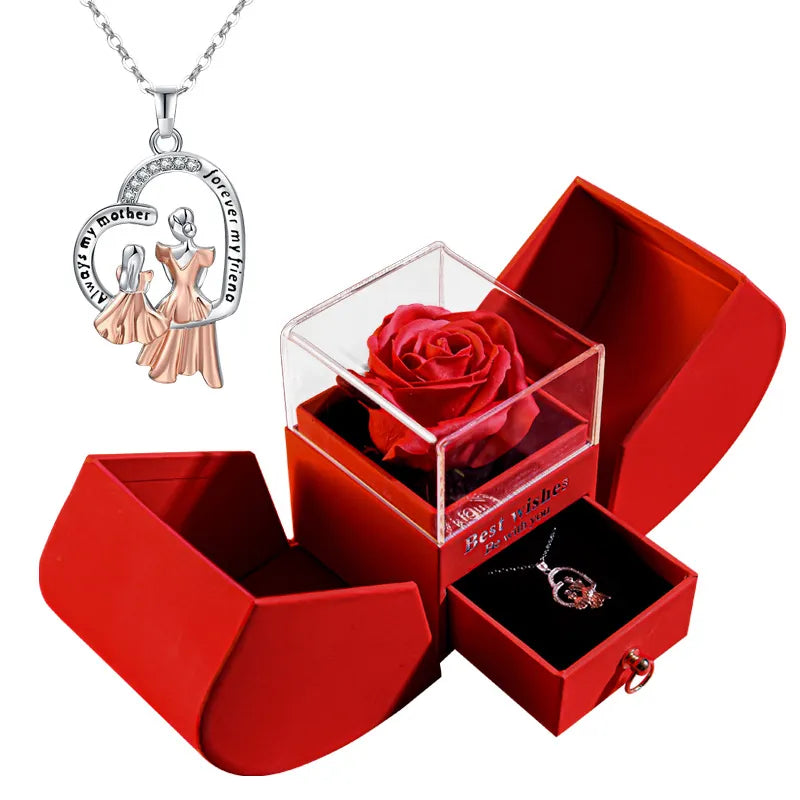 Boîte à bijoux de Noël Collier
