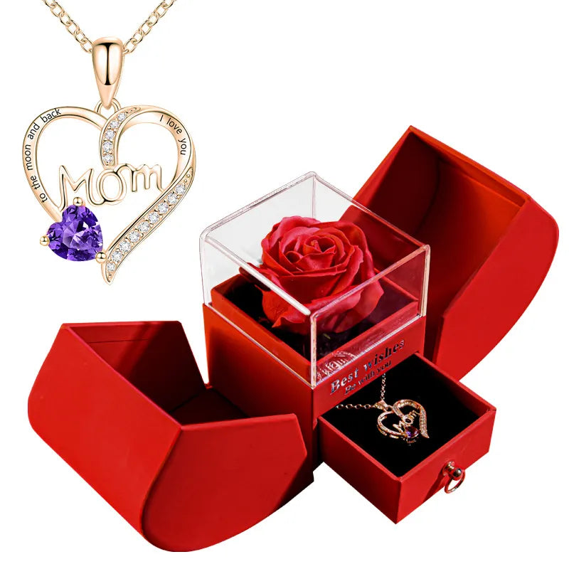Boîte à bijoux de Noël Collier