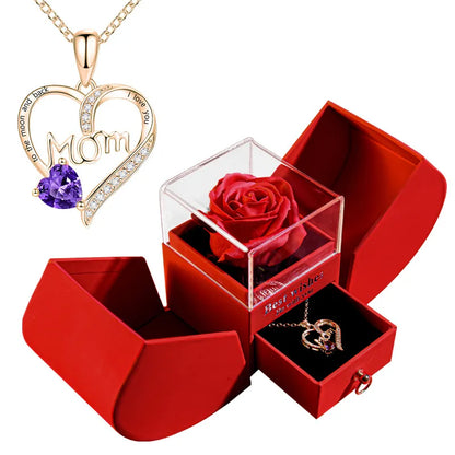 Boîte à bijoux de Noël Collier