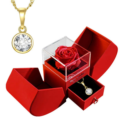 Boîte à bijoux de Noël Collier