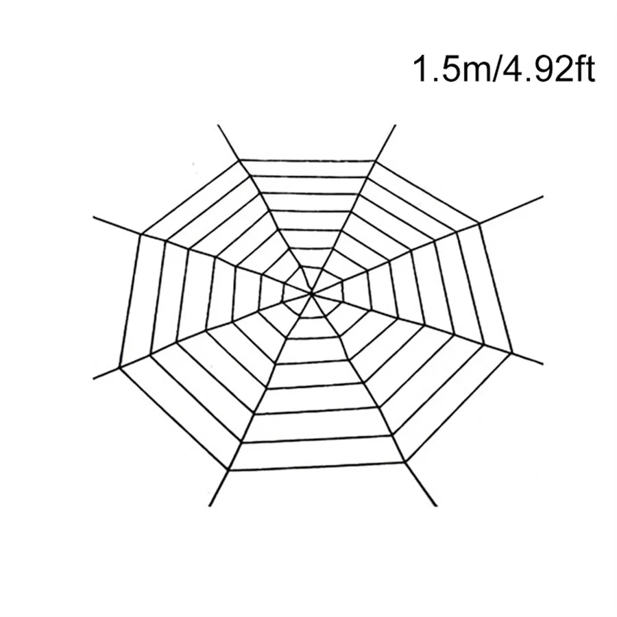 Halloween Big Plush Spider Horror Halloween Decoration Party Prop Outdoor Giant Spider Decor 30-200cm Chamber Prank Black Spider