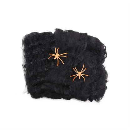 Halloween Big Plush Spider Horror Halloween Decoration Party Prop Outdoor Giant Spider Decor 30-200cm Chamber Prank Black Spider