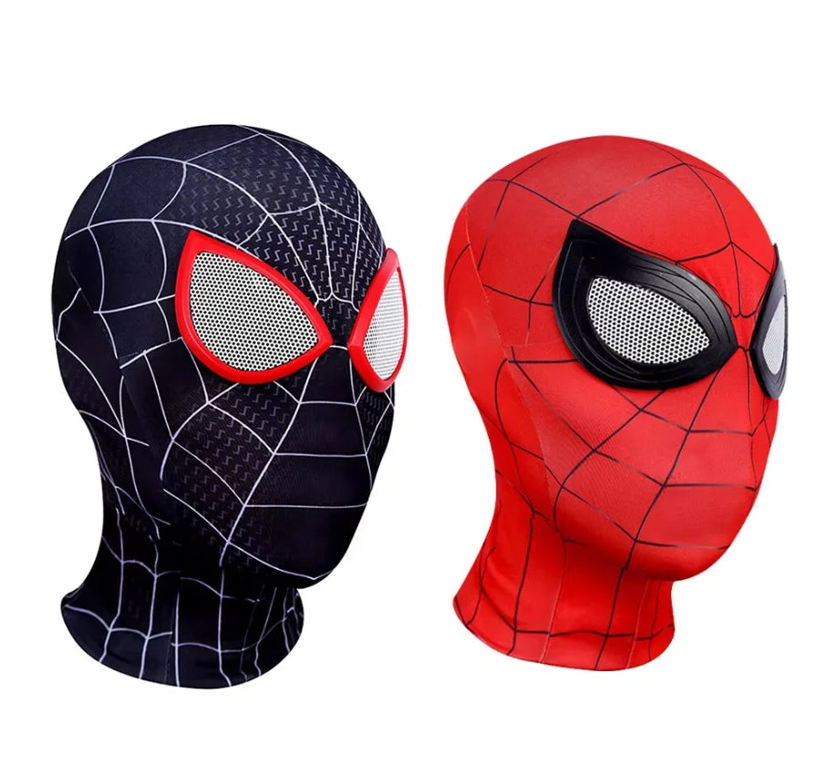 Spider Man Halloween Mask Red Roleplay Costume Accessory