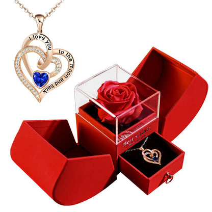Boîte à bijoux de Noël Collier