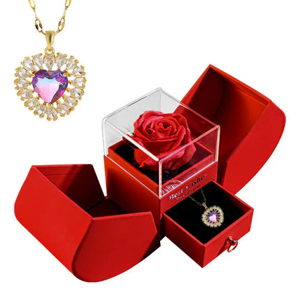 Boîte à bijoux de Noël Collier