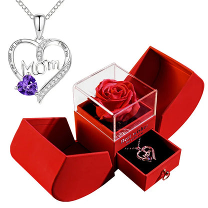 Boîte à bijoux de Noël Collier