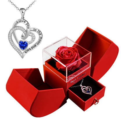 Boîte à bijoux de Noël Collier