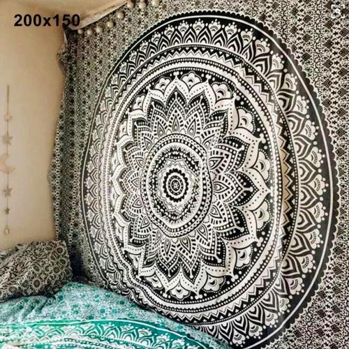 Bohemian Mandala Wall Tapestry or Yoga room decor
