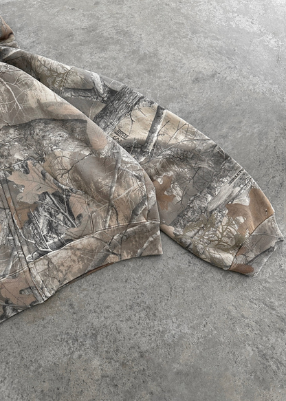 Sweat à capuche rétro camouflage urbain