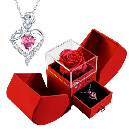 Boîte à bijoux de Noël Collier