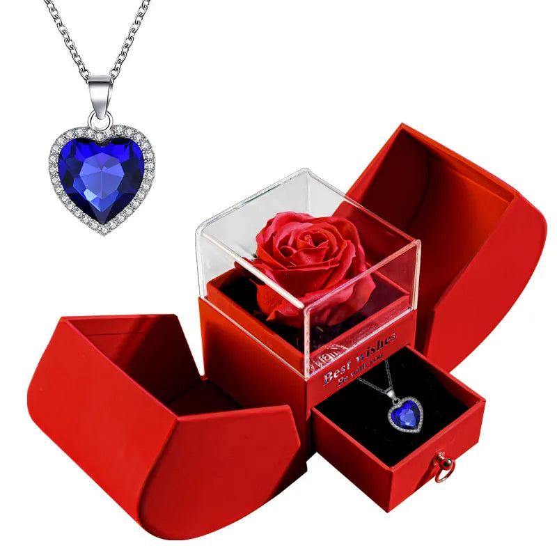 Boîte à bijoux de Noël Collier