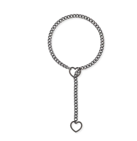Collier chaîne à pendentif cœur pour femme