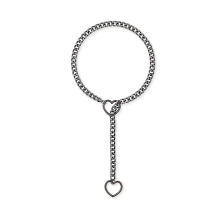 Collier chaîne à pendentif cœur pour femme