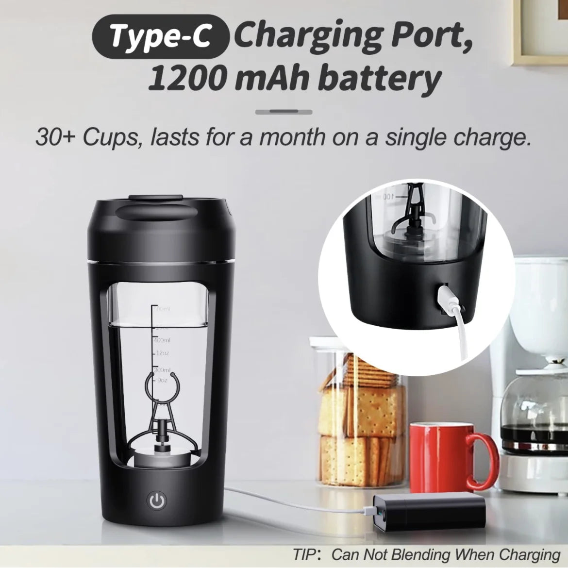Bouteille de Shaker Électrique Portable pour Protéine en Poudre