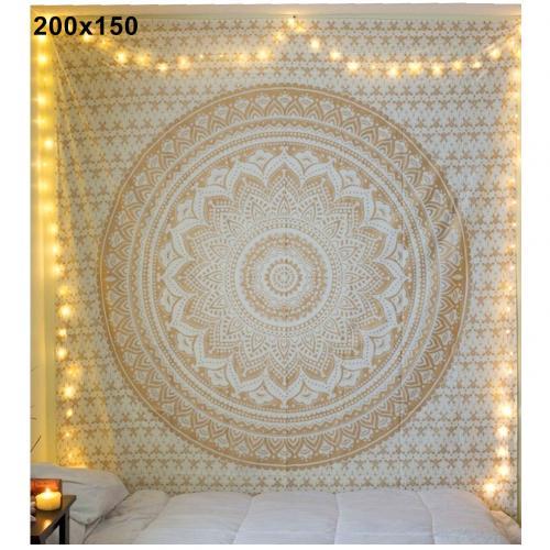 Bohemian Mandala Wall Tapestry or Yoga room decor