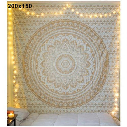 Bohemian Mandala Wall Tapestry or Yoga room decor