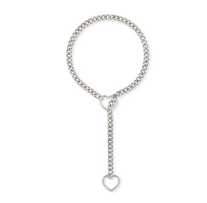 Collier chaîne à pendentif cœur pour femme
